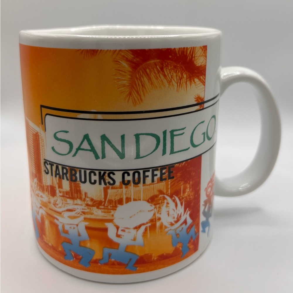 Starbucks San Diego Mug - Orange and White